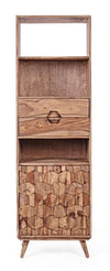 Libreria con 2 cassetti e 1 anta Kant Naturale (2)