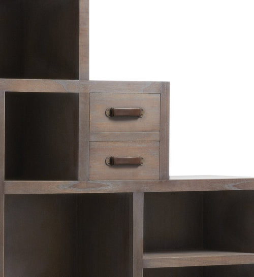 Libreria con 2 cassetti e 1 anta Spartan Marrone (1)