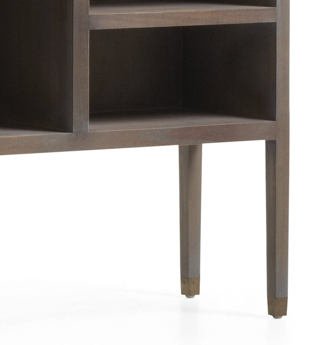 Libreria con 2 cassetti e 1 anta Spartan Marrone (3)