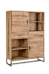Libreria con 2 cassetti e 2 ante Elmer Naturale