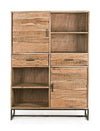 Libreria con 2 cassetti e 2 ante Elmer Naturale (2)