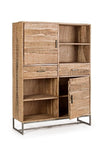 Libreria con 2 cassetti e 2 ante Elmer Naturale (3)