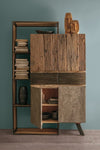Libreria con 2 cassetti e 4 ante Manchester Naturale (2)