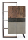Libreria con 2 cassetti e 4 ante Manchester Naturale (6)