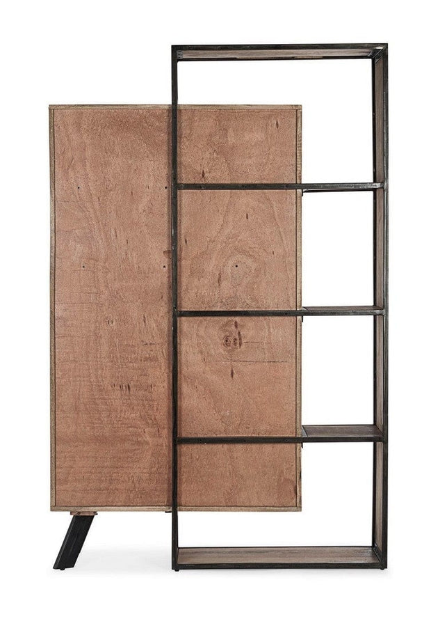 Libreria con 2 cassetti e 4 ante Manchester Naturale (8)