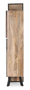 Libreria con 2 cassetti e 4 ante Manchester Naturale (9)