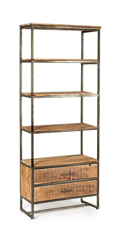 Libreria con 2 cassetti Elmer Naturale