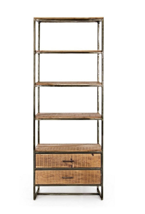 Libreria con 2 cassetti Elmer Naturale (1)
