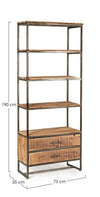 Libreria con 2 cassetti Elmer Naturale (2)