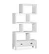 Libreria con 2 cassetti Everest Bianco