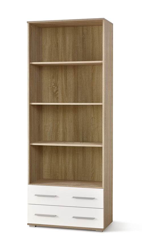 Libreria con 2 cassetti Liamis REG-3 Quercia