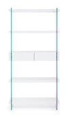 Libreria con 2 cassetti Line Bianco (1)