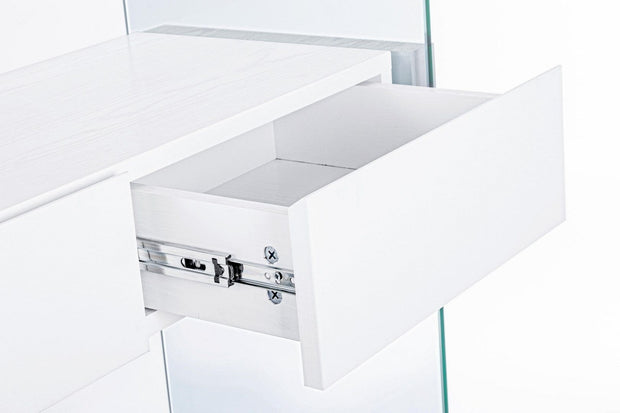 Libreria con 2 cassetti Line Bianco (4)