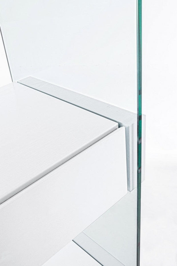 Libreria con 2 cassetti Line Bianco (5)