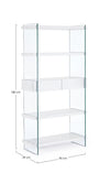 Libreria con 2 cassetti Line Bianco (6)