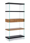 Libreria con 2 cassetti Line Naturale