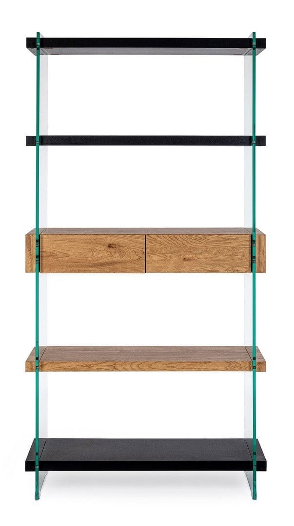 Libreria con 2 cassetti Line Naturale (1)