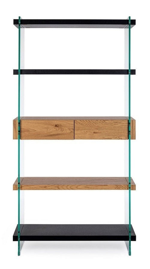 Libreria con 2 cassetti Line Naturale (1)