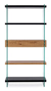 Libreria con 2 cassetti Line Naturale (2)