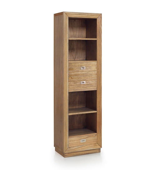 Libreria con 3 cassetti Merapi Naturale