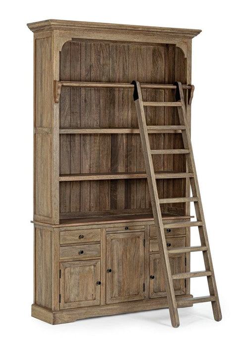 Libreria con 4 cassetti e 3 ante Domitille Naturale
