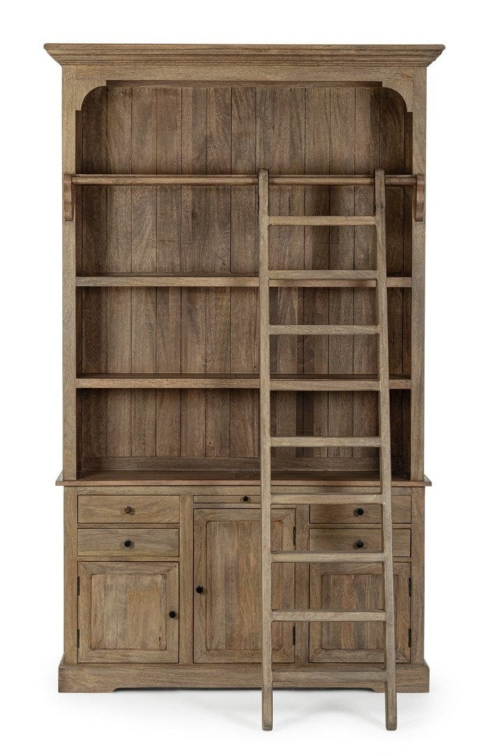 Libreria con 4 cassetti e 3 ante Domitille Naturale (1)