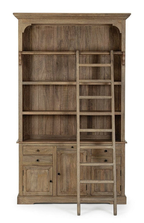 Libreria con 4 cassetti e 3 ante Domitille Naturale (1)