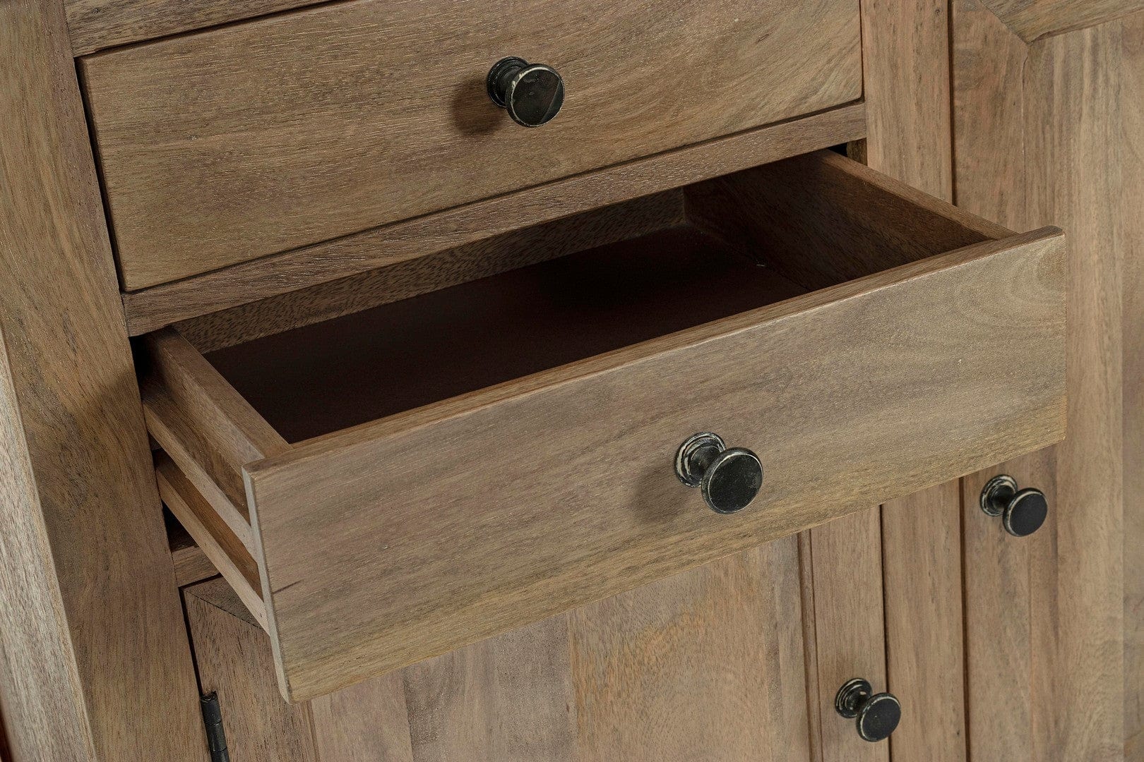 Libreria con 4 cassetti e 3 ante Domitille Naturale (6)