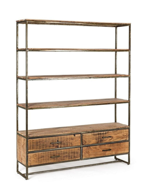 Libreria con 4 cassetti Elmer Naturale