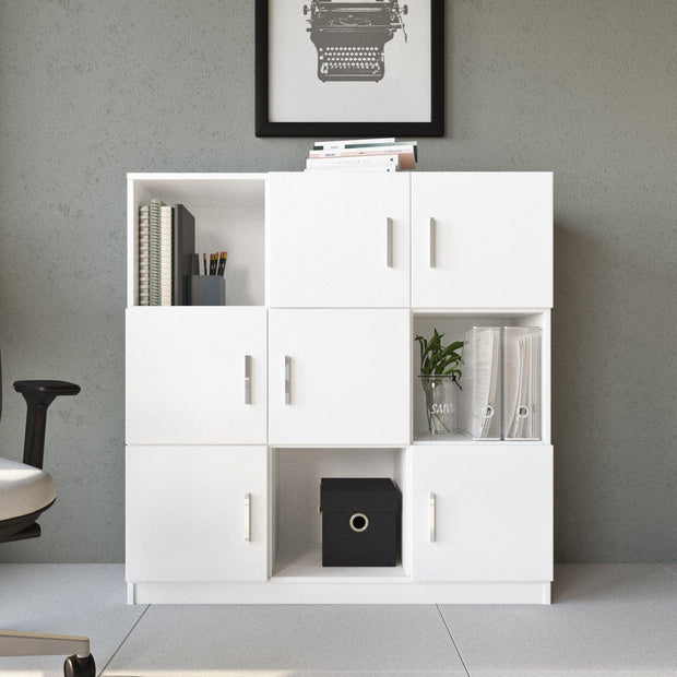 Libreria con 6 ante Vario VO7-W Bianco (2)