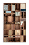 Libreria con 7 cassetti e 10 ante Dhaval Naturale (2)