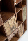Libreria con 7 cassetti e 10 ante Dhaval Naturale (5)