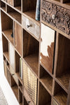 Libreria con 7 cassetti e 10 ante Dhaval Naturale (6)
