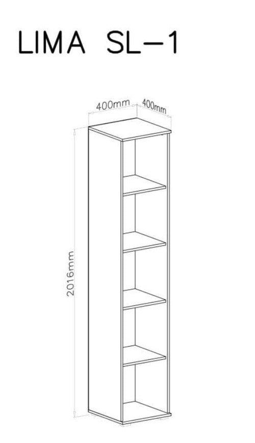 Libreria Liamis SL-1 Bianco (1)