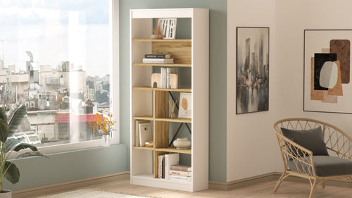 Libreria Luvio Alto TLV19-WK Bianco (1)