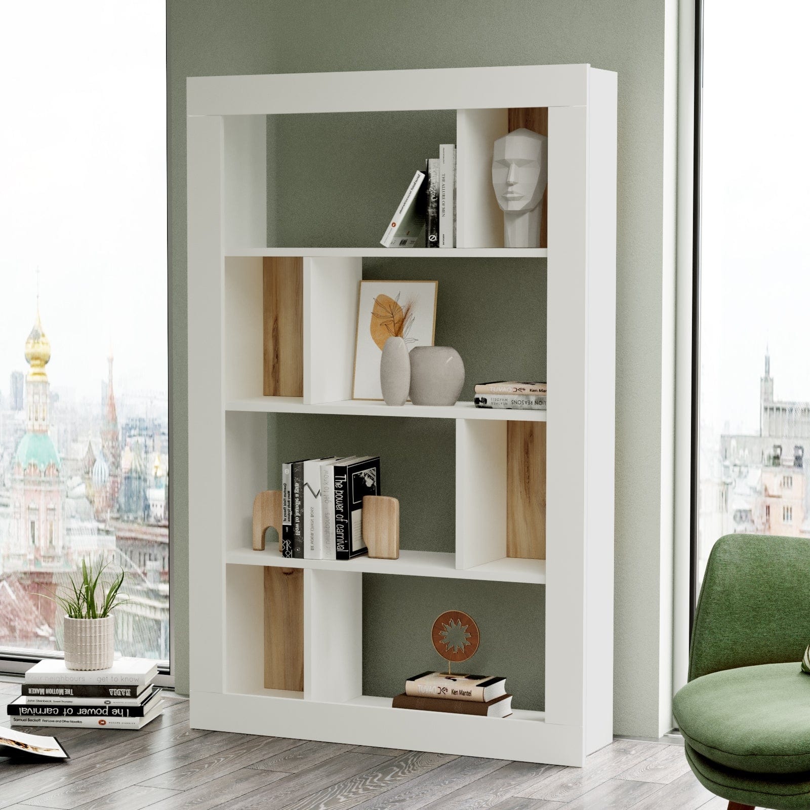 Libreria Luvio Large LV22-WK Bianco