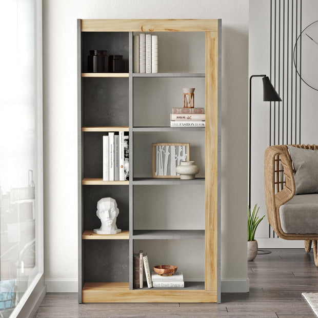 Libreria Luvio Media LV23-KR Grigio (2)