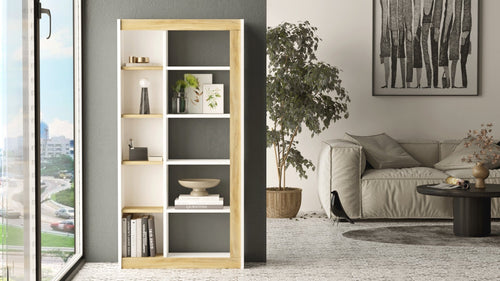 Libreria Luvio Media LV23-WK Bianco (1)
