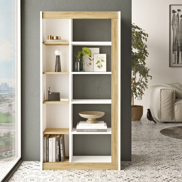 Libreria Luvio Media LV23-WK Bianco (2)