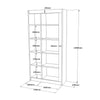 Libreria Luvio Media LV23-WK Bianco (5)