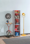 Libreria per bambini in paglia, Race Cup Rosso / Azzurro, L39xL32xH160 cm (1)