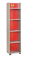 Libreria per bambini in paglia, Race Cup Rosso / Azzurro, L39xL32xH160 cm (3)