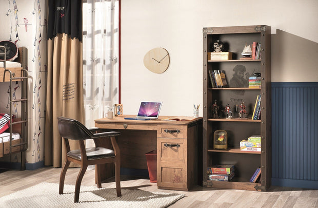 Libreria per bambini, Pirata Brown, l71xl33xh183 cm (7)