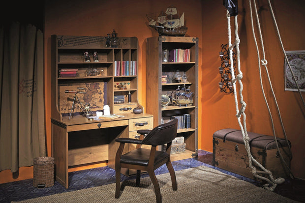 Libreria per bambini, Pirata Brown, l71xl33xh183 cm (8)
