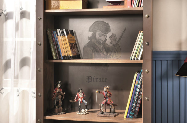 Libreria per bambini, Pirata Brown, l71xl33xh183 cm (12)