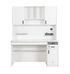 Libreria sospesa a 2 ante in legno Bianco Grande, l136xL28xH104 cm (2)