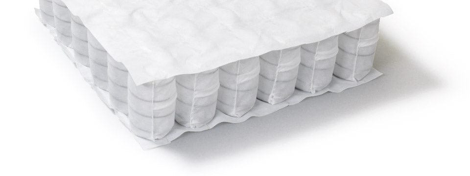 Materasso con molle insacchettate, Rivestimento sfoderabil, Pocket, 24 cm (2)