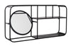 Mensola da muro Nucleos Nero (1)