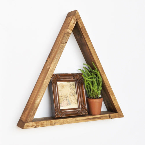 Mensola da muro Triangle Noce (1)