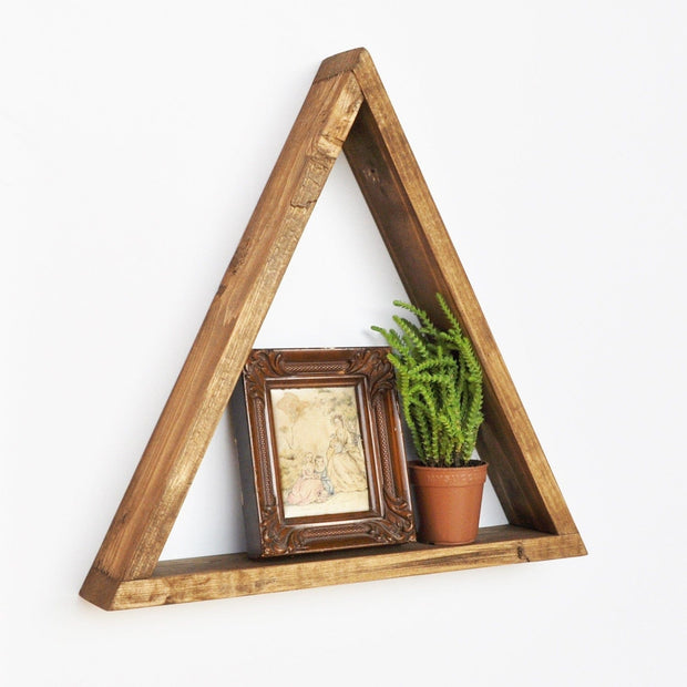 Mensola da muro Triangle Noce (1)